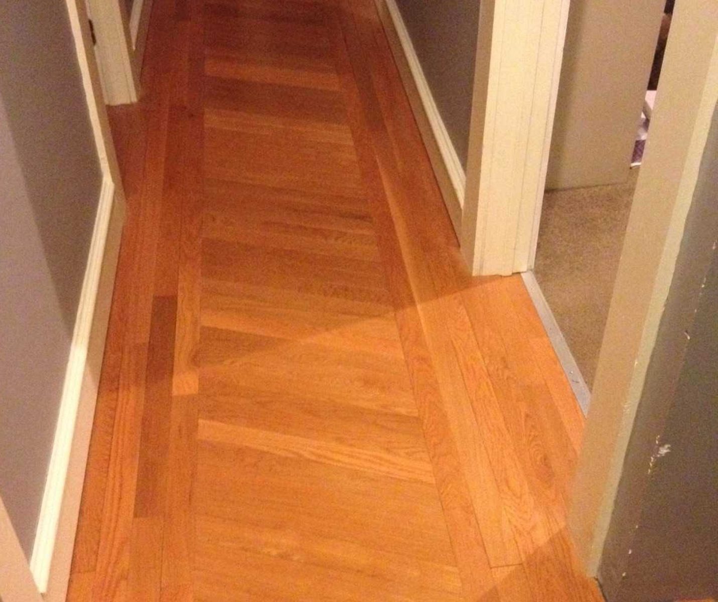 Decorative wood floor