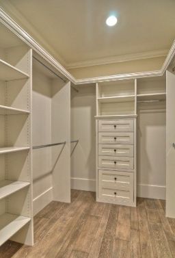 A walk-in closet with plenty of space